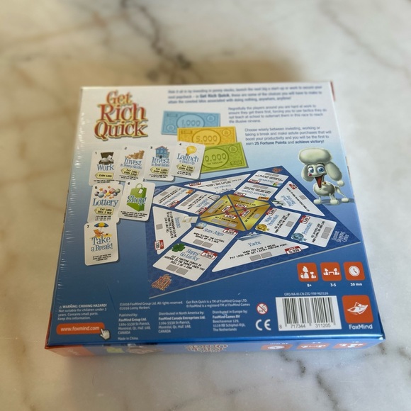 ✨NEVER OPEN BOX✨ Familly game board Get rich quick - Picture 3 of 5